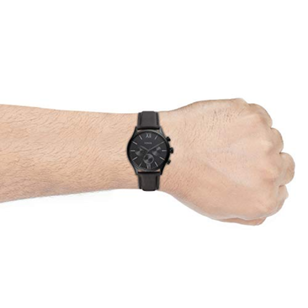 Fossil Chronograph Men's Watch (Black Dial Black Colored Strap) - Image 3